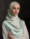 CARYS SQUARE SCARF (MINT GREEN)